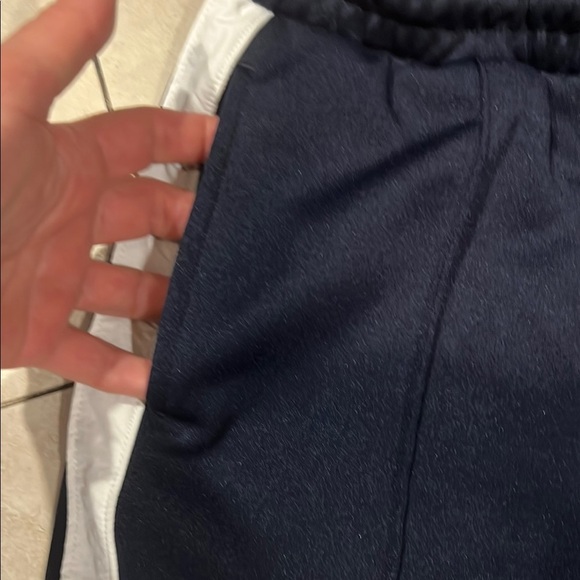 GAP Blue and White Vintage Style Joggers with Elastic Waistband Size Small Tall - Picture 3 of 9